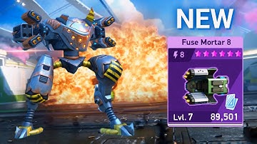 NEW WEAPON Fuse Mortar 8 with Tengu & Shadow - Mech Arena Robots