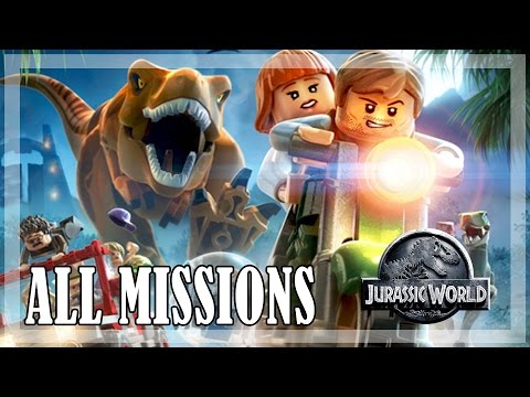 Lego Jurassic World - HYBRIDS BATTLE! ( Free Roam GamePlay ). 