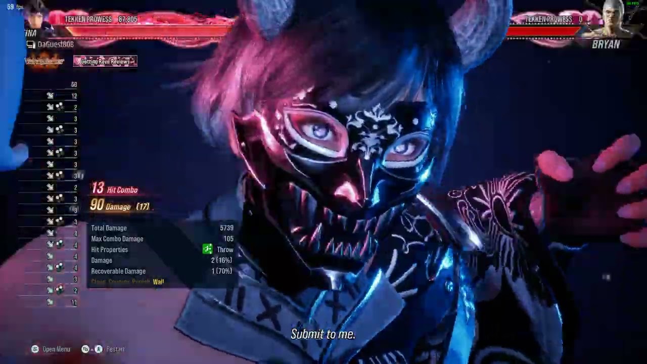 Reina On Mishima Dojo be like