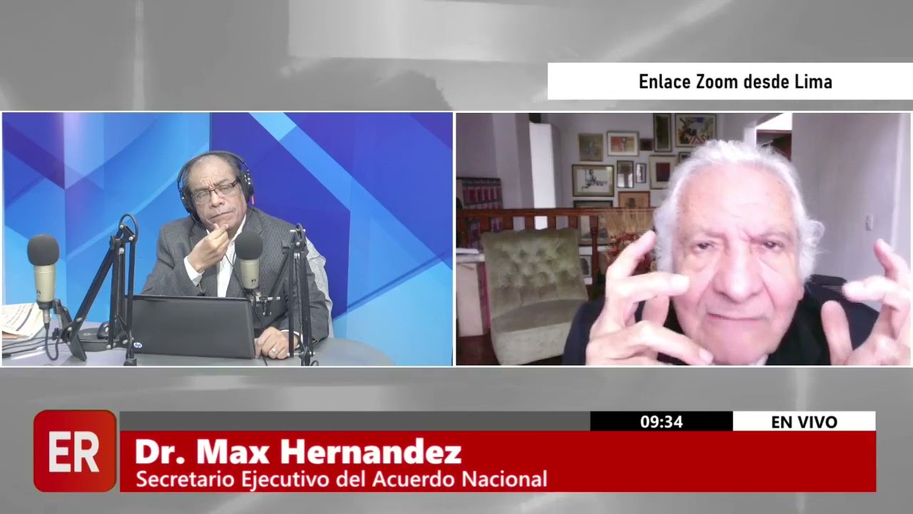 ENTREVISTA A MAX HERNÁNDEZ, SECRETARIO EJECUTIVO DEL ACUERDO NACIONAL