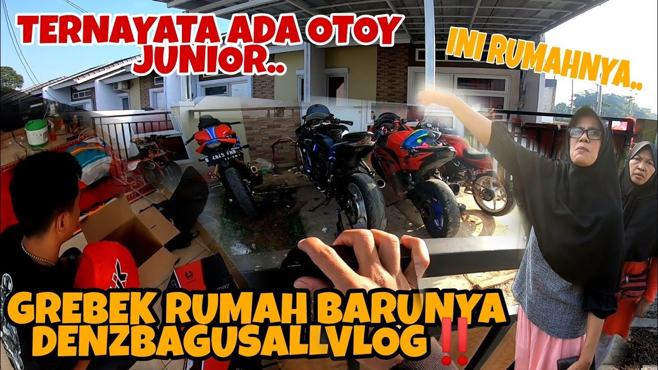 Kerumah Baru nya DenzbagusAllvlog Malah KesaSar ‼️Ternya Ada Otoy Junior Lagi Borong Helm