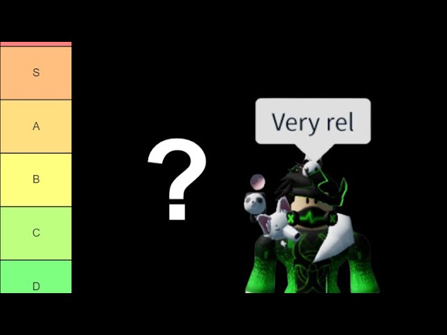 Create a Sans simulator (roblox) Tier List - TierMaker