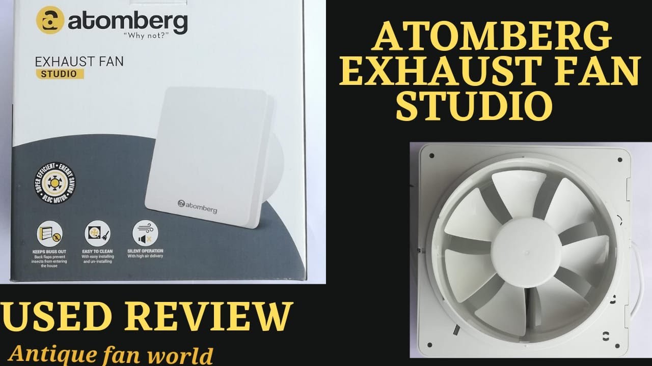 Atomberg Studio Exhaust Fan 150mm BLDC Exhaust Antique Fan World