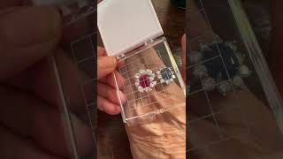 Bespoke Ruby Ring with Pear and Marquise Diamonds  #bespokejewelry #jewelrywithmeaning