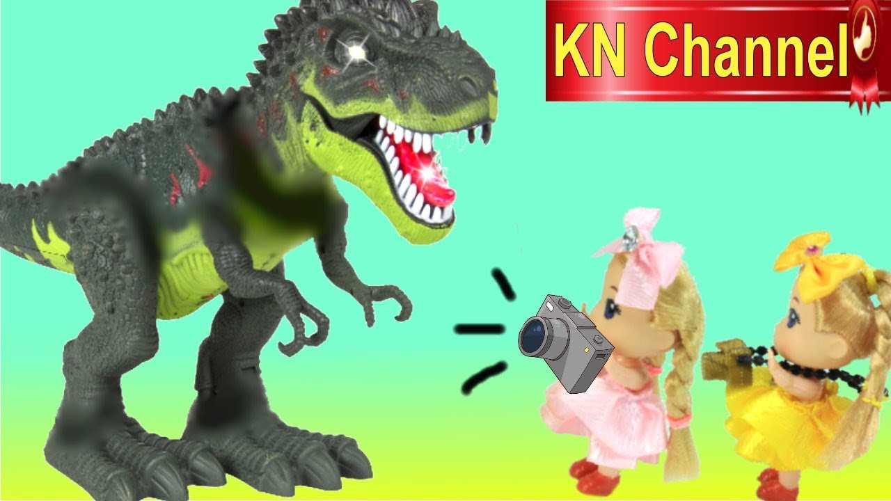 BÚP BÊ CHỤP HÌNH KHỦNG LONG TRONG CÔNG VIÊN KN Channel Dinosaur ...