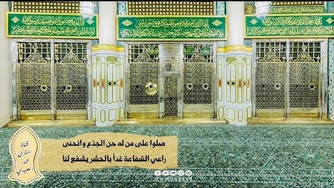 القارئ عمار العبيدي| صلوا على من له حن الجذع وانحنى# جديد