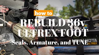 How To Rebuild A Ultrex Trolling Motor Armature Replacement And Seals Complete Rebuild And Tune