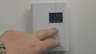 Programmation du thermostat