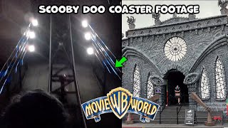 Scooby Doo Spooky Coaster POV Footage at Movie World (Laser Room | Next Generation)