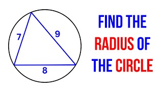 Triangle inscribed in a circle | 3 Different Methods to Find the Radius of the Circle