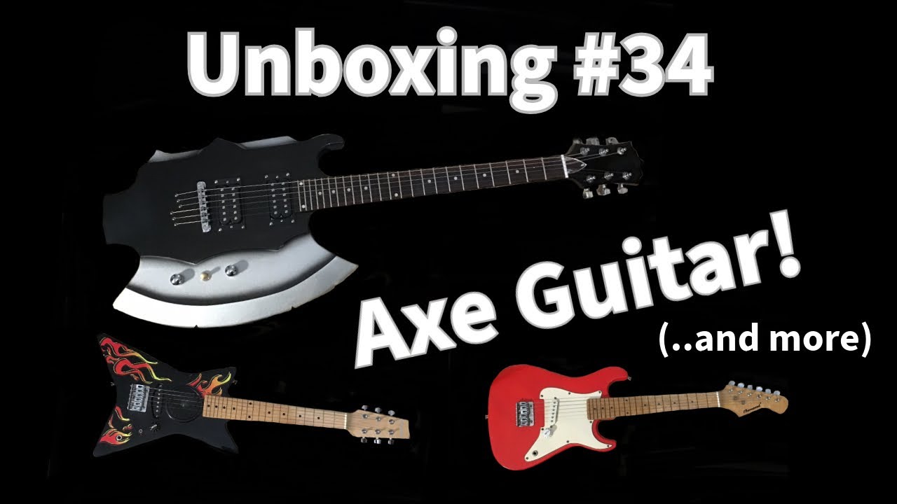 Axe Guitar!! (..and others) Guitar Unboxing #34 - YouTube
