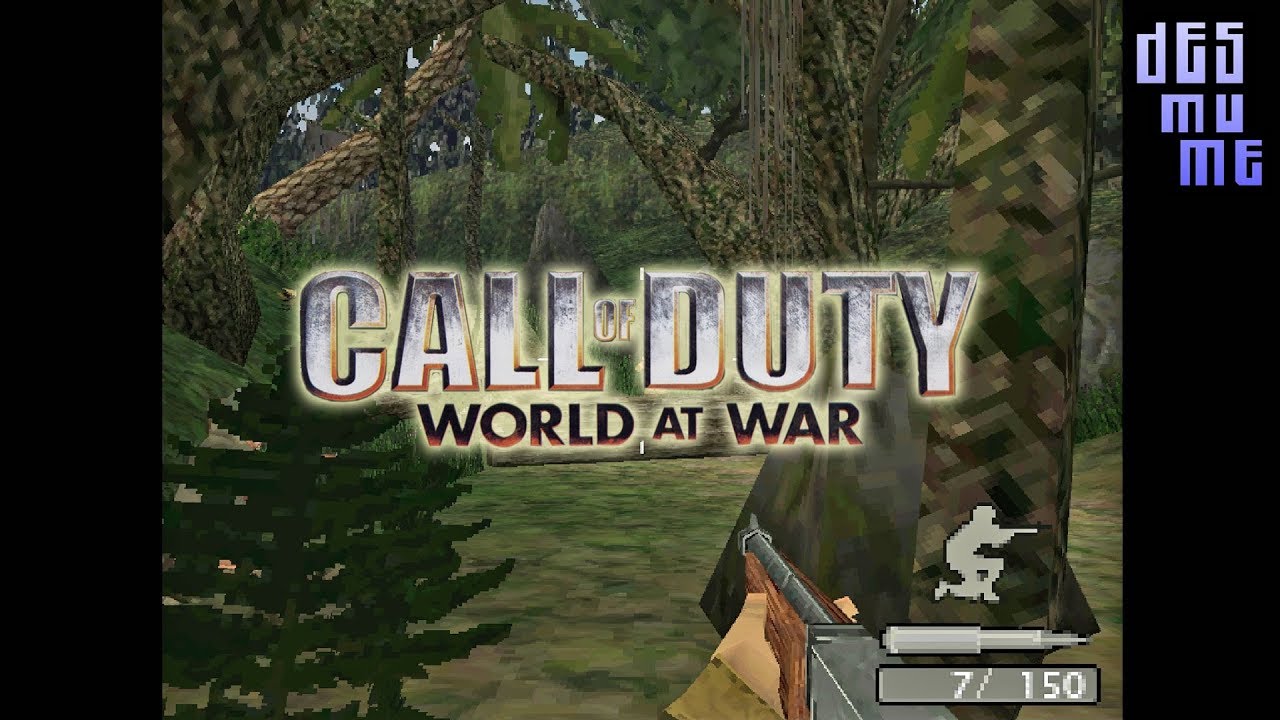 Call Of Duty World At War Desmume Emulator 1080p Hd Nintendo Ds Youtube