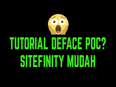 Cara Deface Menggunakan Metode Sitefinity Mudah!!! 100% Work