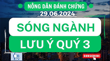 Chứng khoán hôm nay / Nhận định thị trường : Sóng ngành lưu ý Quý 3
