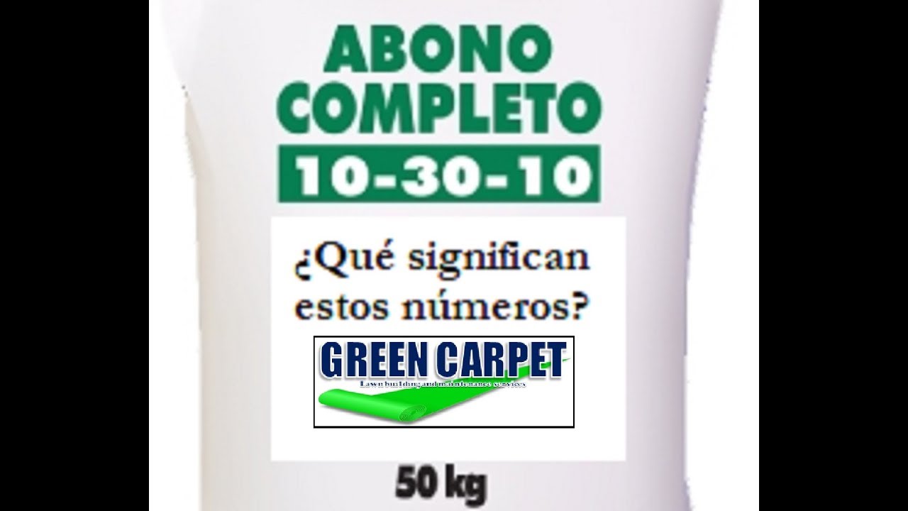 Jardinería. ¿Cómo leer una etiqueta de fertilizante? - YouTube