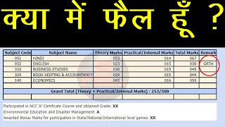 GRTH Ka Kya Matlab Hota Hai MP Board Result 2024, Grace kitne number ka milta hai mp 12th 10th class