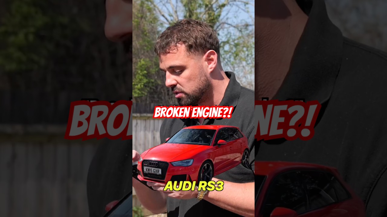 Audi RS3 seller with a broken engine