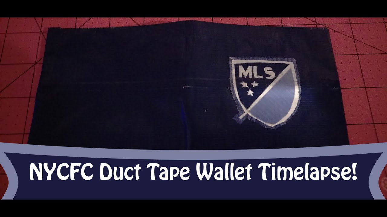 NYCFC Duct Tape Wallet Timelapse With Cole! YouTube