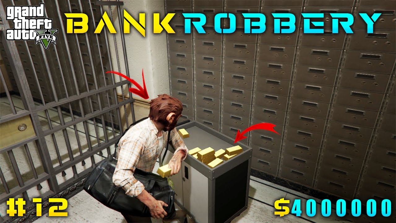 GTA 5 : #12 BIGGEST BANK ROBBERY OF GTA | GTA5 GAMEPLAY - YouTube