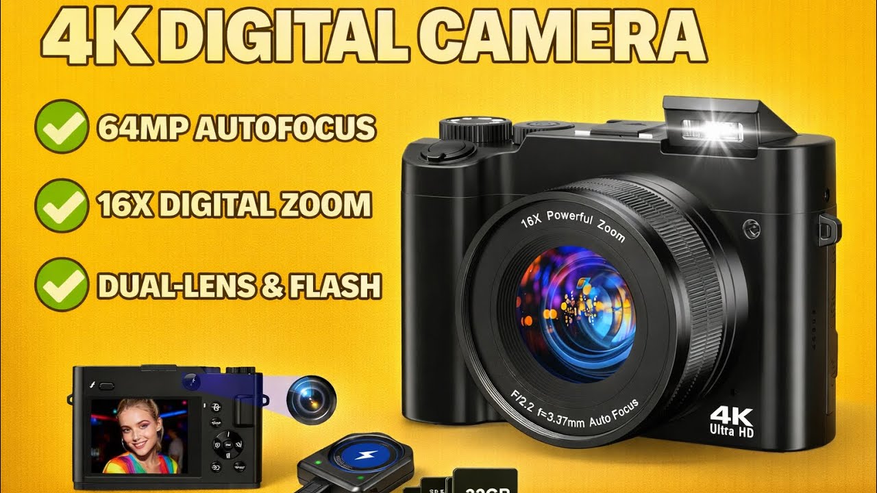 64MP in a Compact Camera?! Testing This Dual-Lens 4K Vlogging Camera