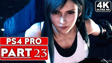 FINAL FANTASY 7 REMAKE Gameplay Walkthrough Part 23 FULL GAME [4K PS4 PRO] - No Commentary