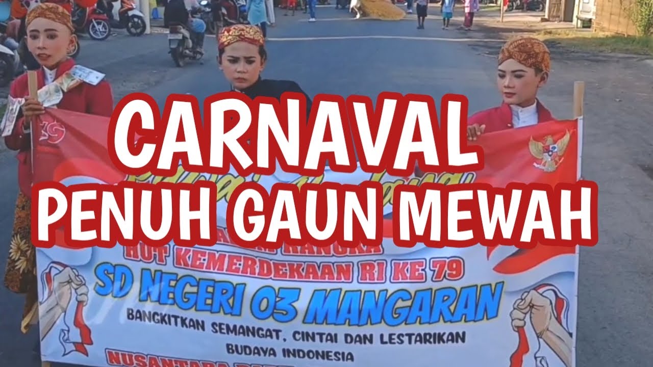 Karnaval SDN 3 Mangaran | Penuh gaun termahal