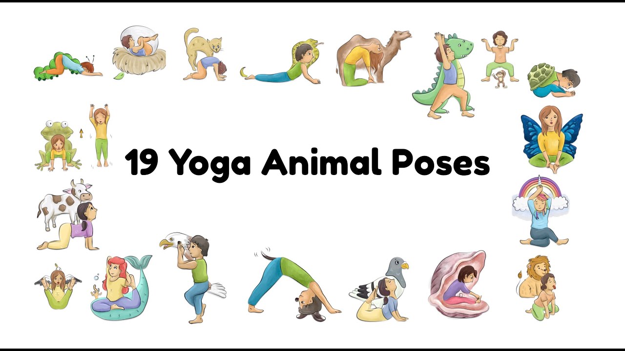 5 Yoga Animal Poses Using a Chair - Kids Yoga Stories | Yoga and  mindfulness resources for kids