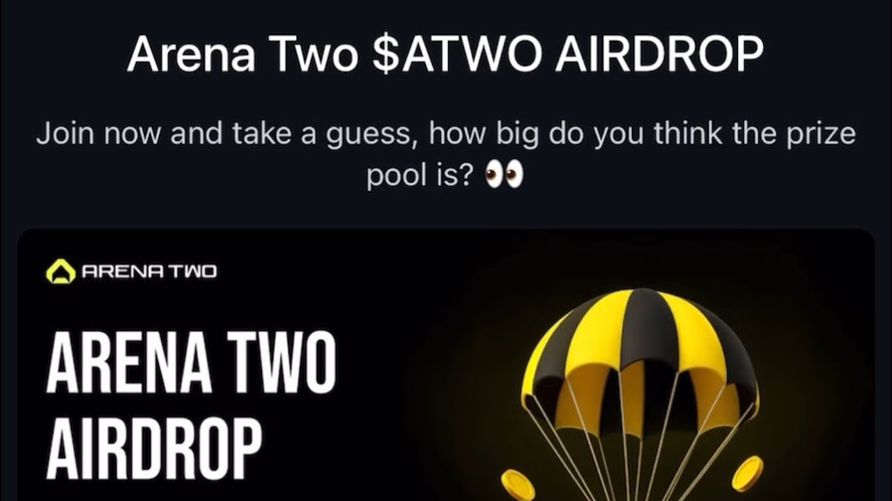 ARENA TWO airdrop last date 20 October $ATWO token فری کوئین موقع ۔ویب تھری