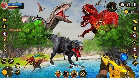 Dinosaur Hunter 3D Game - Android Gameplay