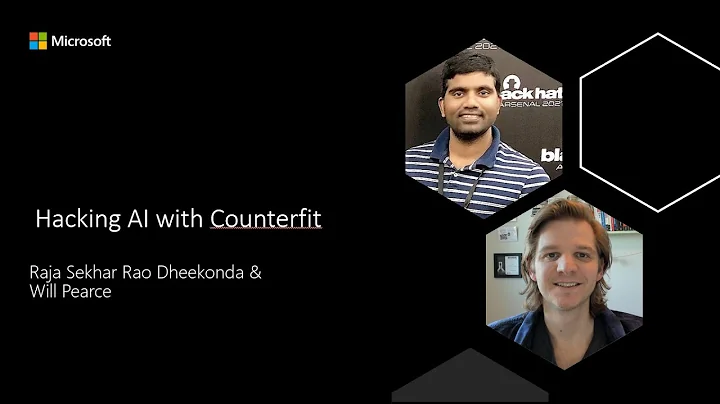 Hacking AI with Counterfit - Cybersecurity Fundamentals Webinar