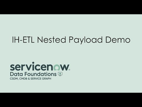 Integration Hub - ETL nested payload feature demo - NEW in Quebec