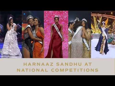 Harnaaz Sandhu's BEST Moments on Stage During National Competitions! | Miss Universe