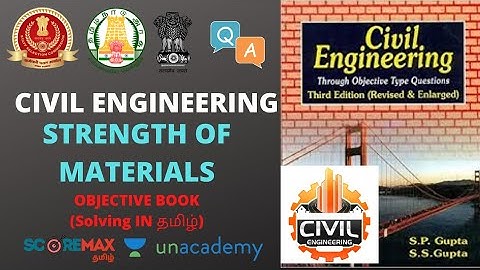 🔴 Strength  of Materials | Gupta & Gupta Objective Book Solving
