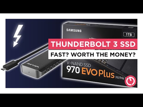 Thunderbolt 3 SSD: WAVLINK UTE02 + Samsung 970 EVO 1TB