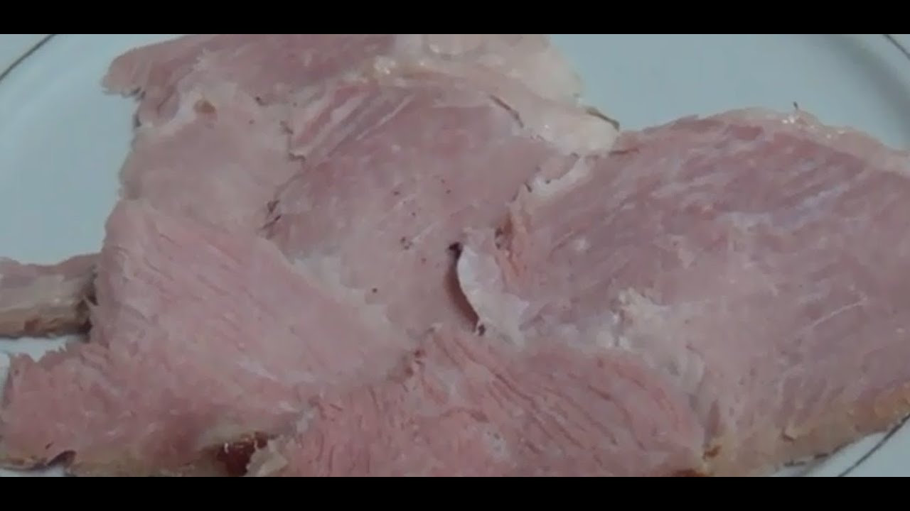 How To Use An Enamel Roaster To Bake A Ham In The Oven - YouTube