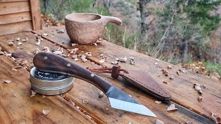 Kiridashi Bıçağı Ve Basit Deri Kılıf Yapımı Kiridashi Knife And Leather Sheath Making