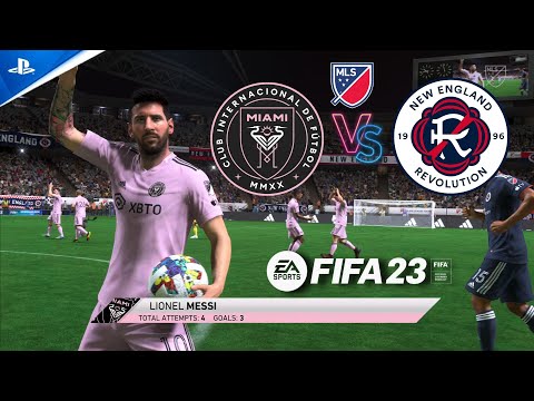 FIFA 23 - New England vs Inter Miami | MLS | Messi Debut | 11/06/2023 PS5™[4k60fps]