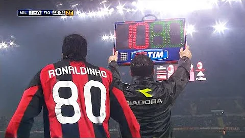 The Day Ronaldinho Substituted & Changed the Game for Milan - DayDayNews