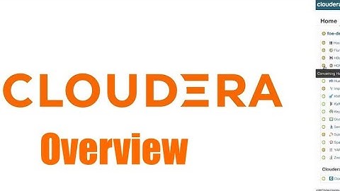 Cloudera manager overview