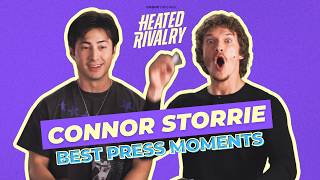 NEW: Connor Storrie Best Press Moments | Heated Rivalry screenshot 4