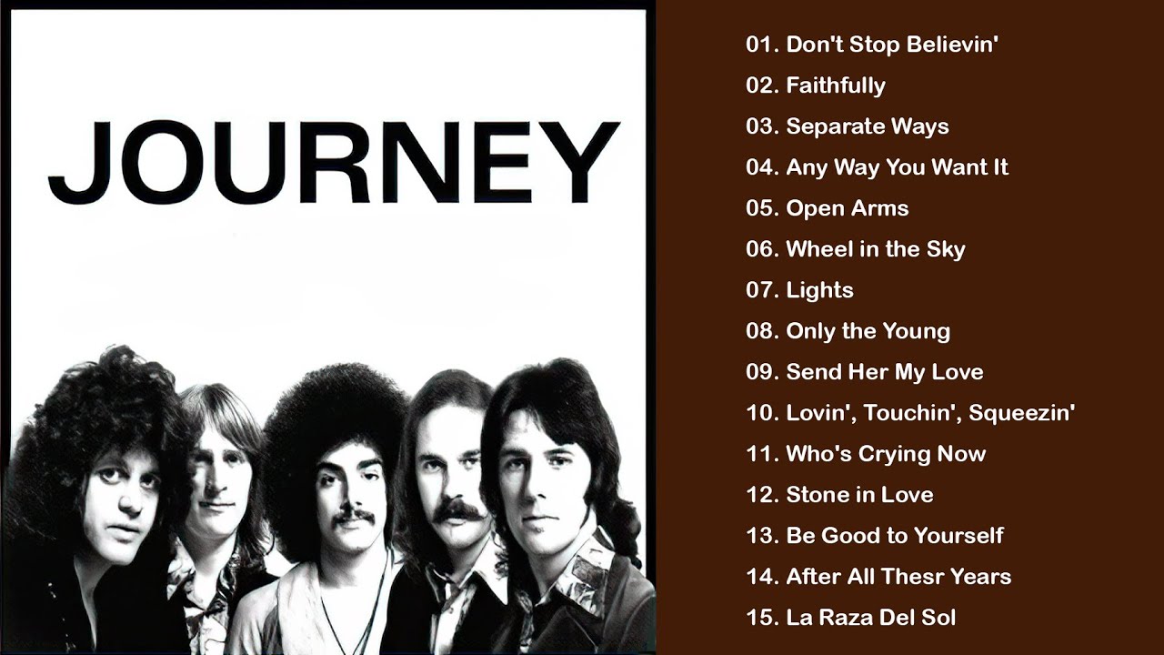 Live journey. Группа Journey. Группа Journey 1982. Journey рок группа. Journey Greatest Hits.