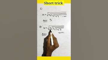 Math short trick for ‍Root3 Root3 Root3  Root3 #education #maths #shorts