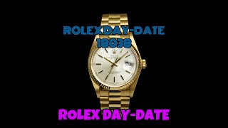 🔥✓ROLEX DAY-DATE✓🔥 18KT Ref.: 18038 President RECENSIONE Chrono24  ITALIANA WATCH BLOG WATCH VLOG - YouTube