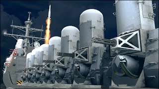 25 PHALANX CIWS vs 1 FIGHTER JET - IN ACTION SIMULATION