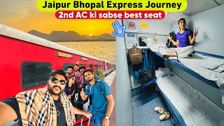Udaipur to Bhopal 2nd AC Journey || I booked AC 2 tier and got First class Coupe 😨 Best Experience