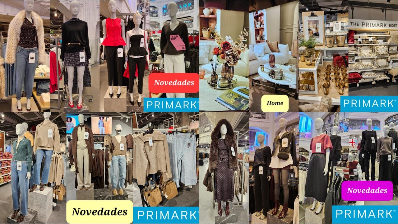 Primark Nueva Temporada Invierno Outfits Completos y Básicos Tendencias Ropa Nueva diciembre Navidad