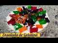 Postre  Ensalada de Gelatina : una mezcla de sabores / Postre rapido para vender