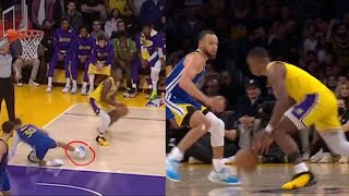 LBJ STUNNED AFTER LONNIE WALKER COOKED STEPH CURRY! ANKLE BREAKER!