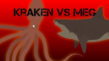 Kraken vs Megalodon Fight: Stick Nodes Animation