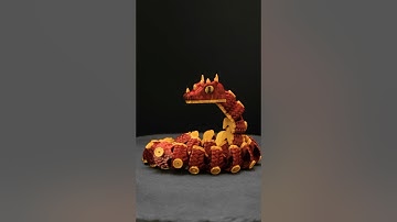 Flexible Year of the Snake By Gal @GB3D makerworld.com/en/models/1013286 #3dprinting #adafruit